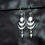 Thumbnail: Cosmic Twilight Moon and Sun, tribal 925 Sterling Silver earrings.