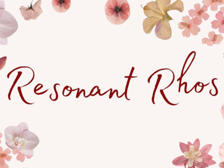 Spring 2024: Resonant Rhos