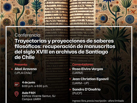 Conferencia en UARM-PUCP (Lima, Perú)