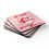 Thumbnail: Shades Of Cinema Retro Pop Corn Bag Corkwood Coaster Set