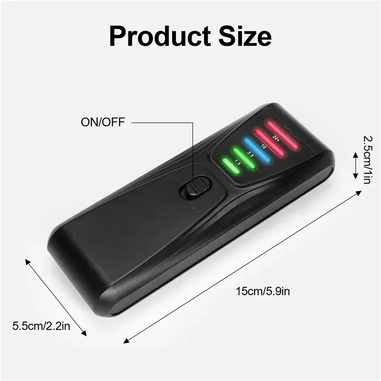 Thumbnail: FS-2 Electric Magnetic Field Radiation Tester Portable 5 LED EMF Meter Detector