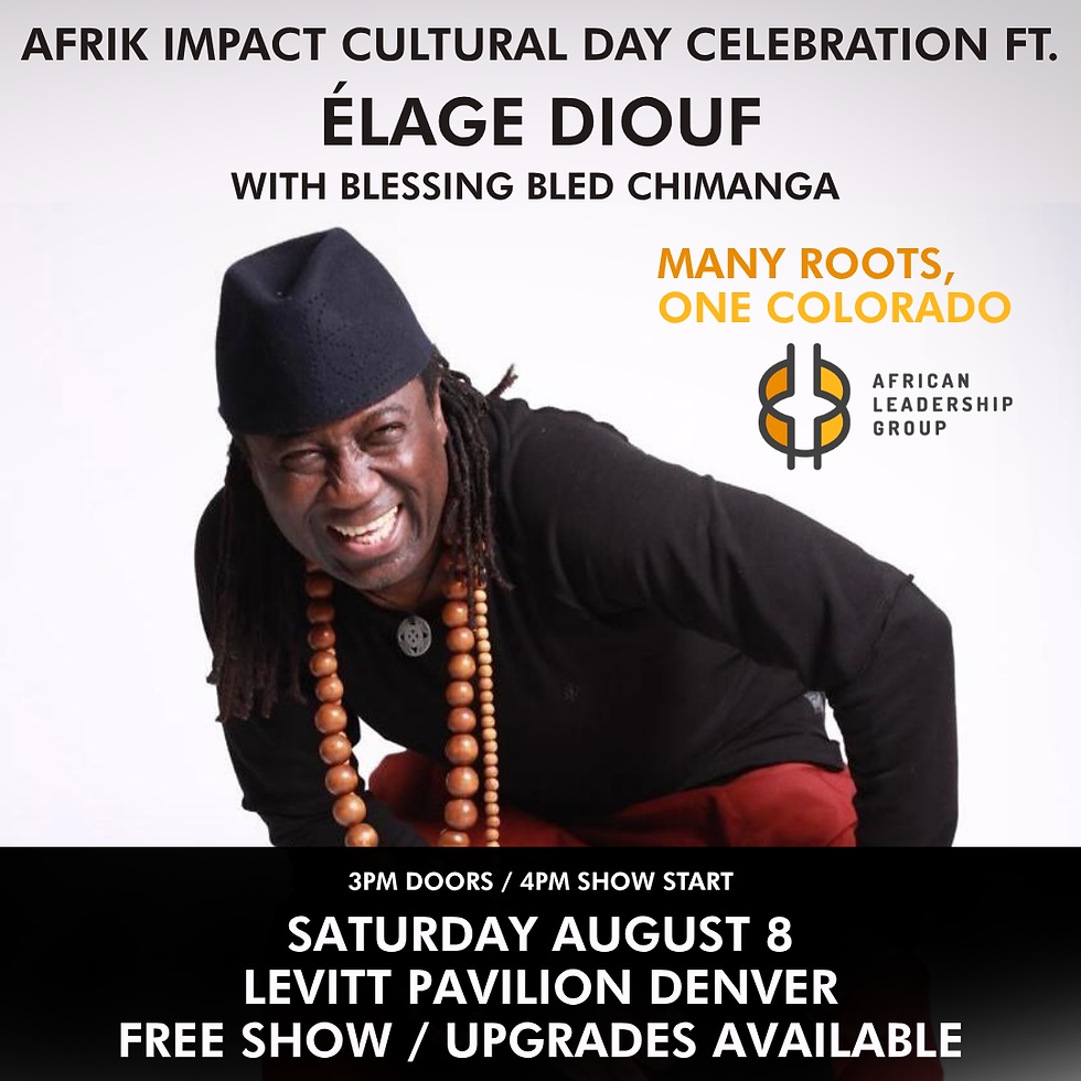 Blessing Bled Chimanga Live @ Levitt Pavilion Denver