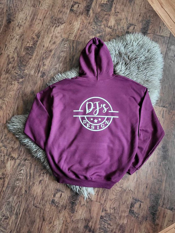 DJ's design hoodie back