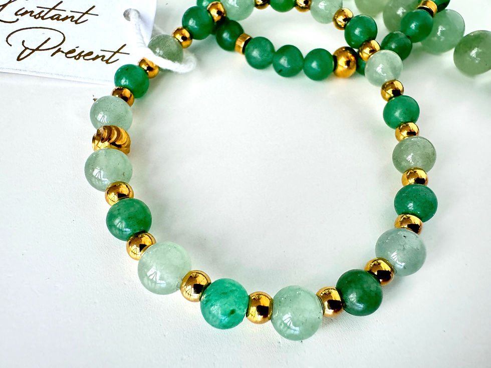 Miniature : Bracelet - Aventurine verte