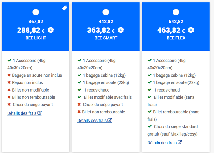 offre Frenchbee Paris Los Angeles