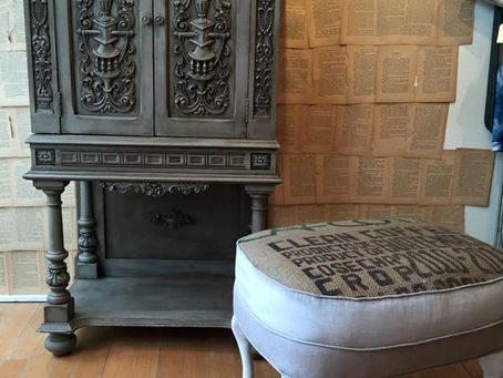 Painting Fabric with Chalk Paint® – Before & After(s)