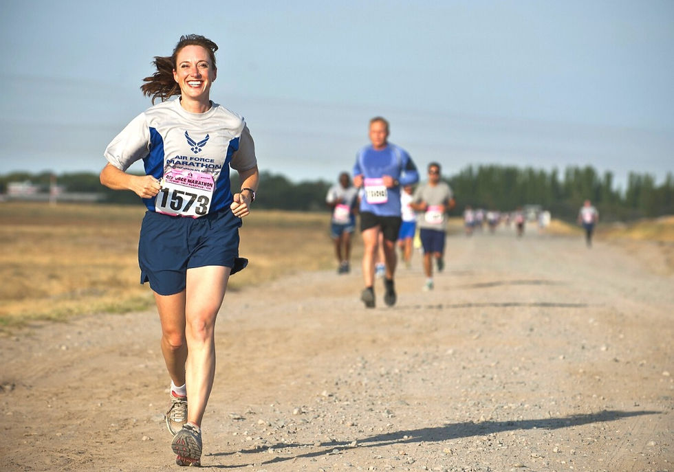 marathon female runner