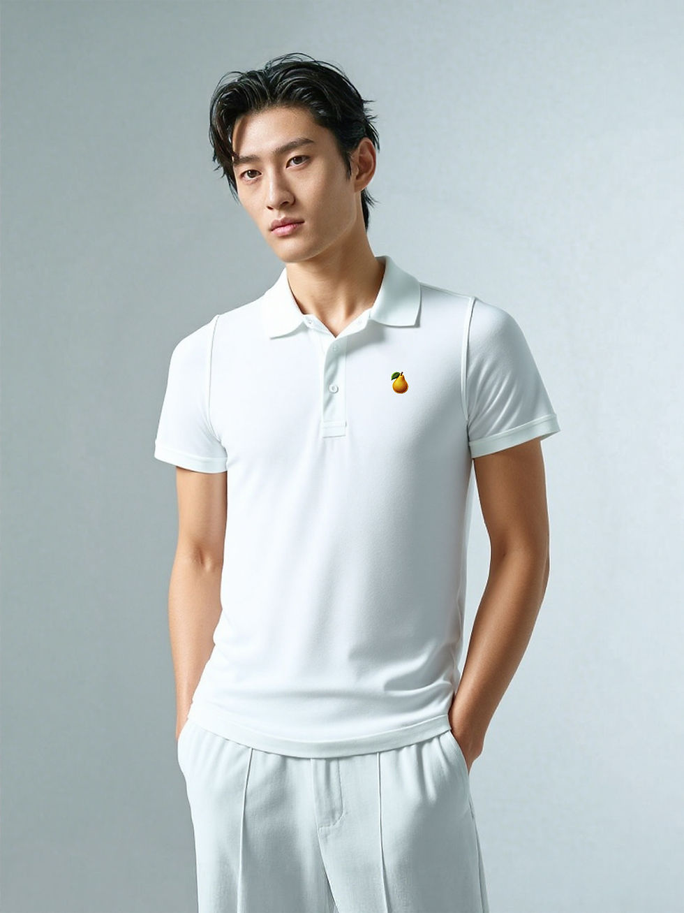 Miniature : Mannequin 2 Polo blanc Homme