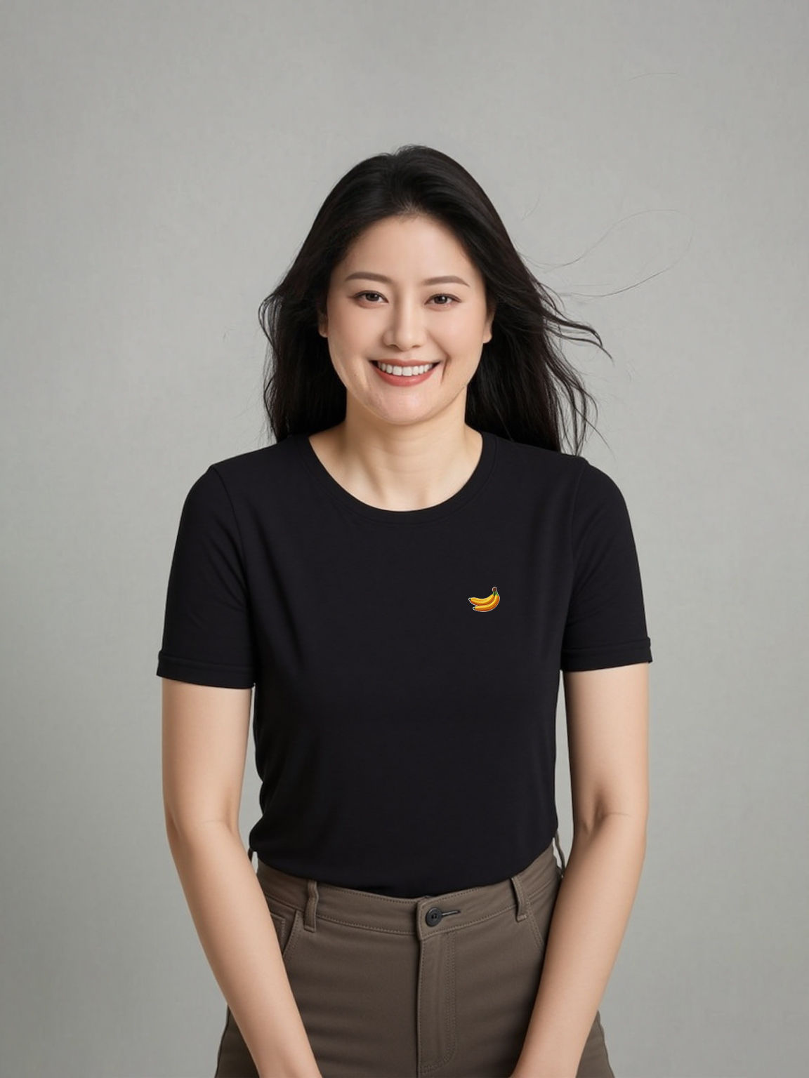 Mannequin 1 tshirt noir Femme