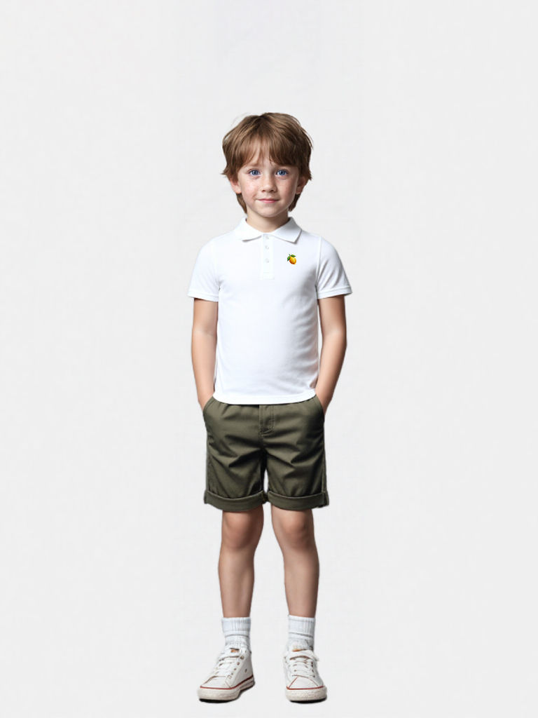 Miniature : Mannequin 2 Polo Blanc Enfant