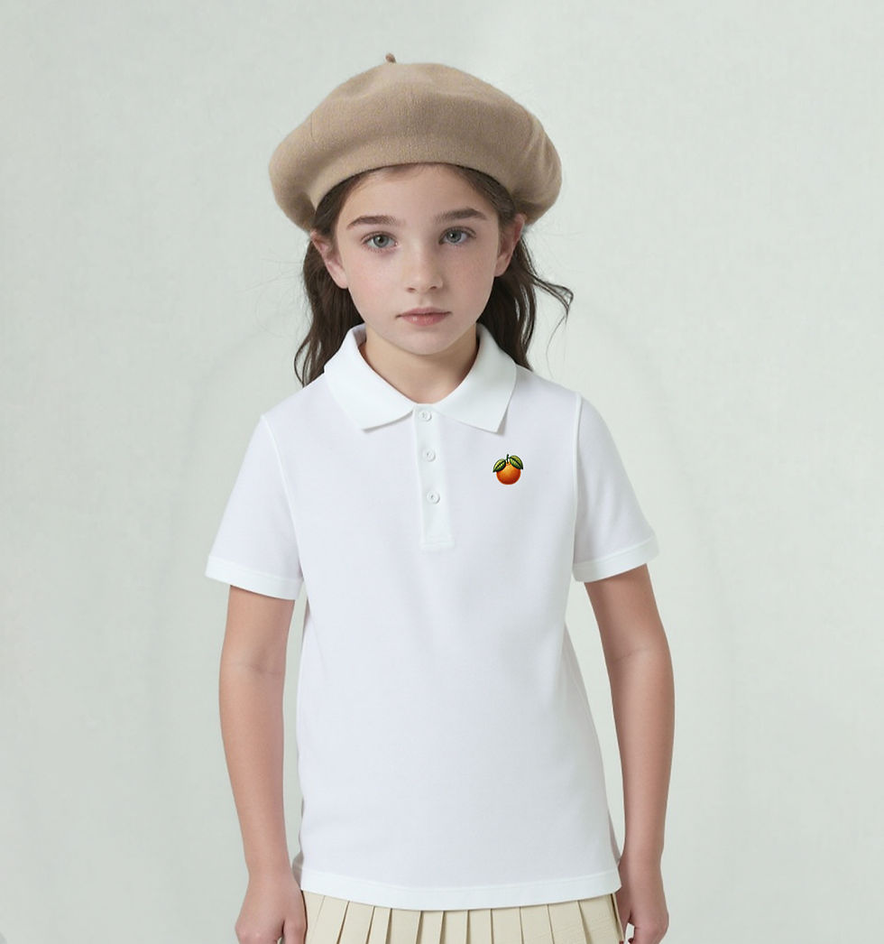 Miniature : Mannequin 1 Polo Blanc Enfant