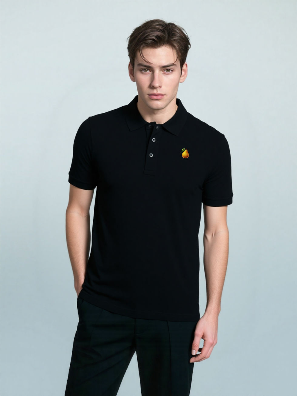 Miniature : Mannequin 2 Polo noir Homme