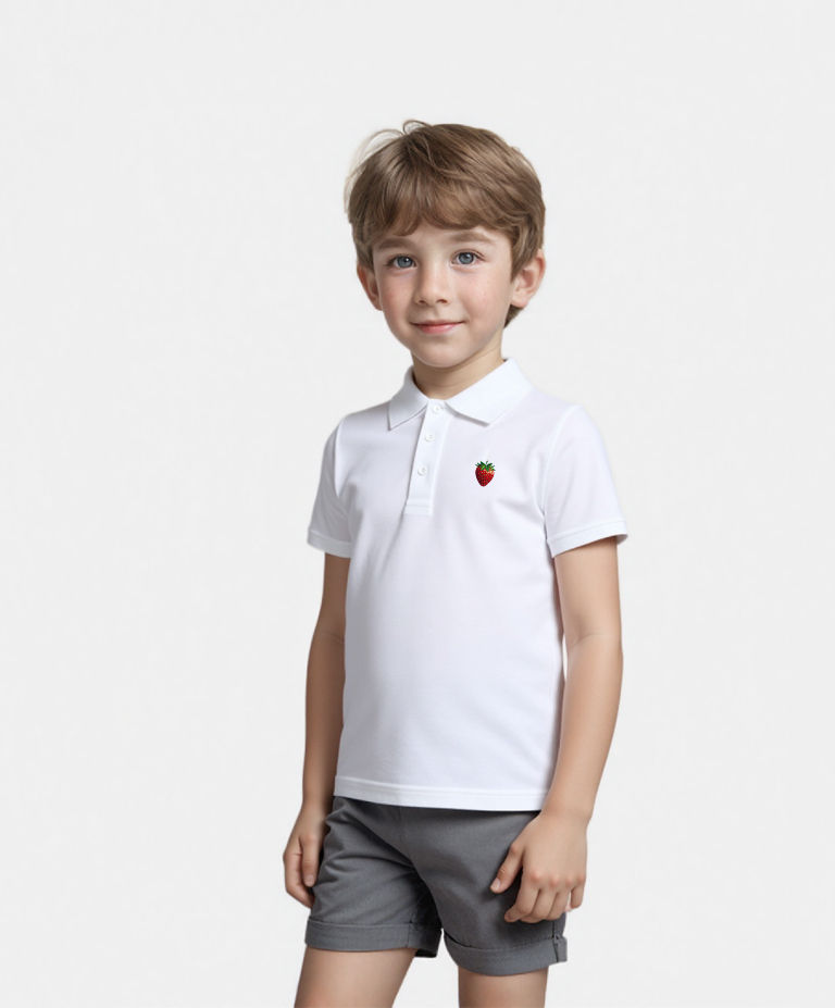 Miniature : Mannequin 1 Polo Blanc Enfant