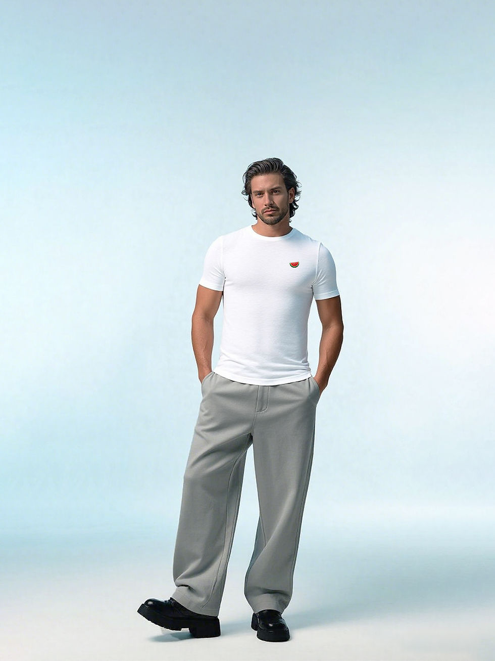 Miniature : Mannequin 3 tshirt blanc Homme