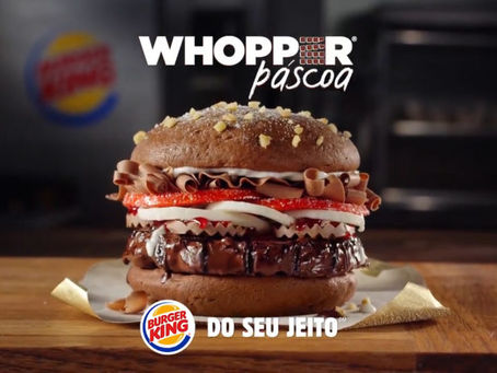 Whopper Páscoa: a brincadeira mais maldosa desse 1º de Abril!
