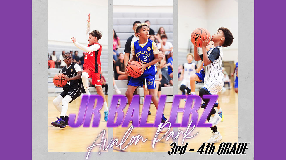 Avalon Park Spring Season 2026 "JR BALLERZ" (3rd & 4th grade)