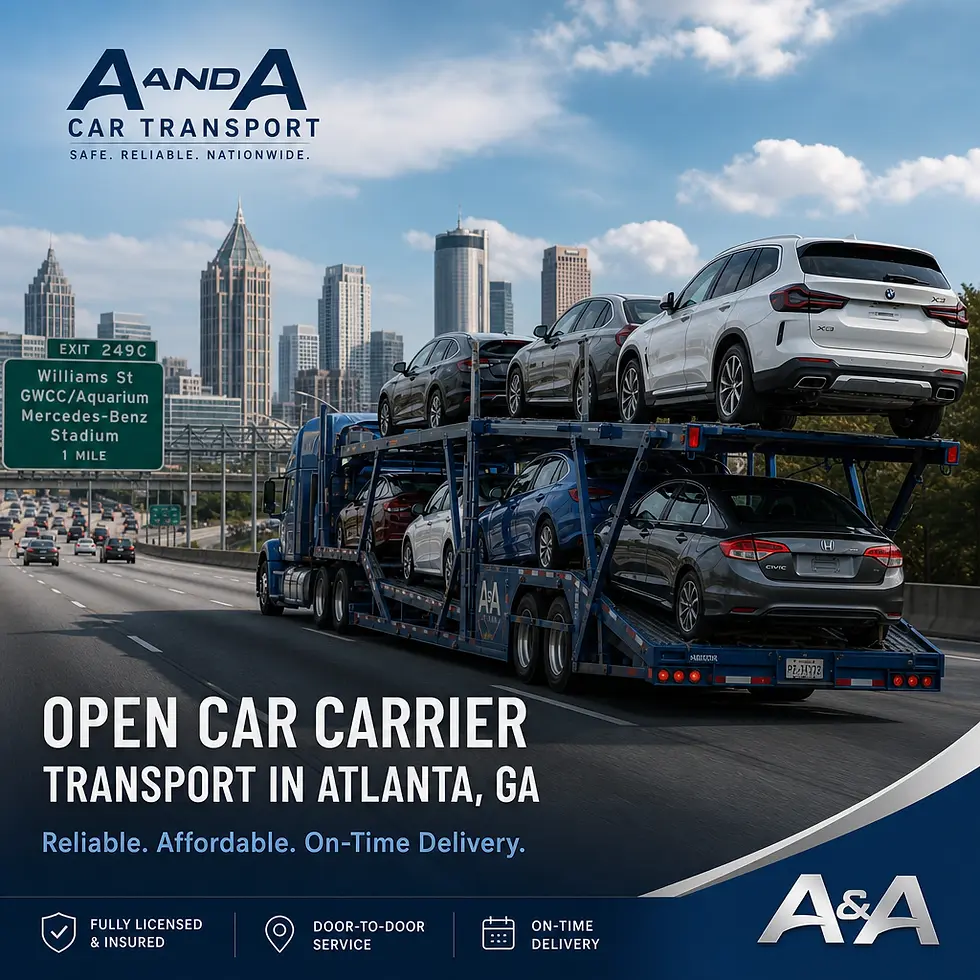 Affordable Car Transport Services in Atlanta: What to Know Before You Book