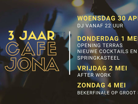3 JAAR CAFE JONA