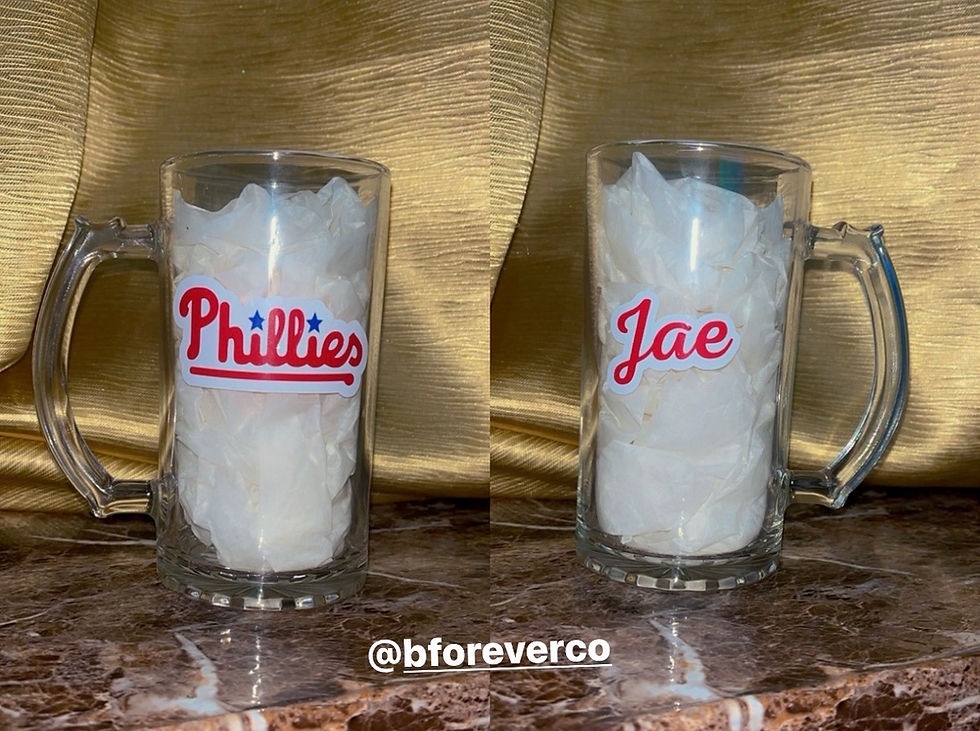 Thumbnail: CUSTOM SPORTS BEER MUG / WINE GLASS 
