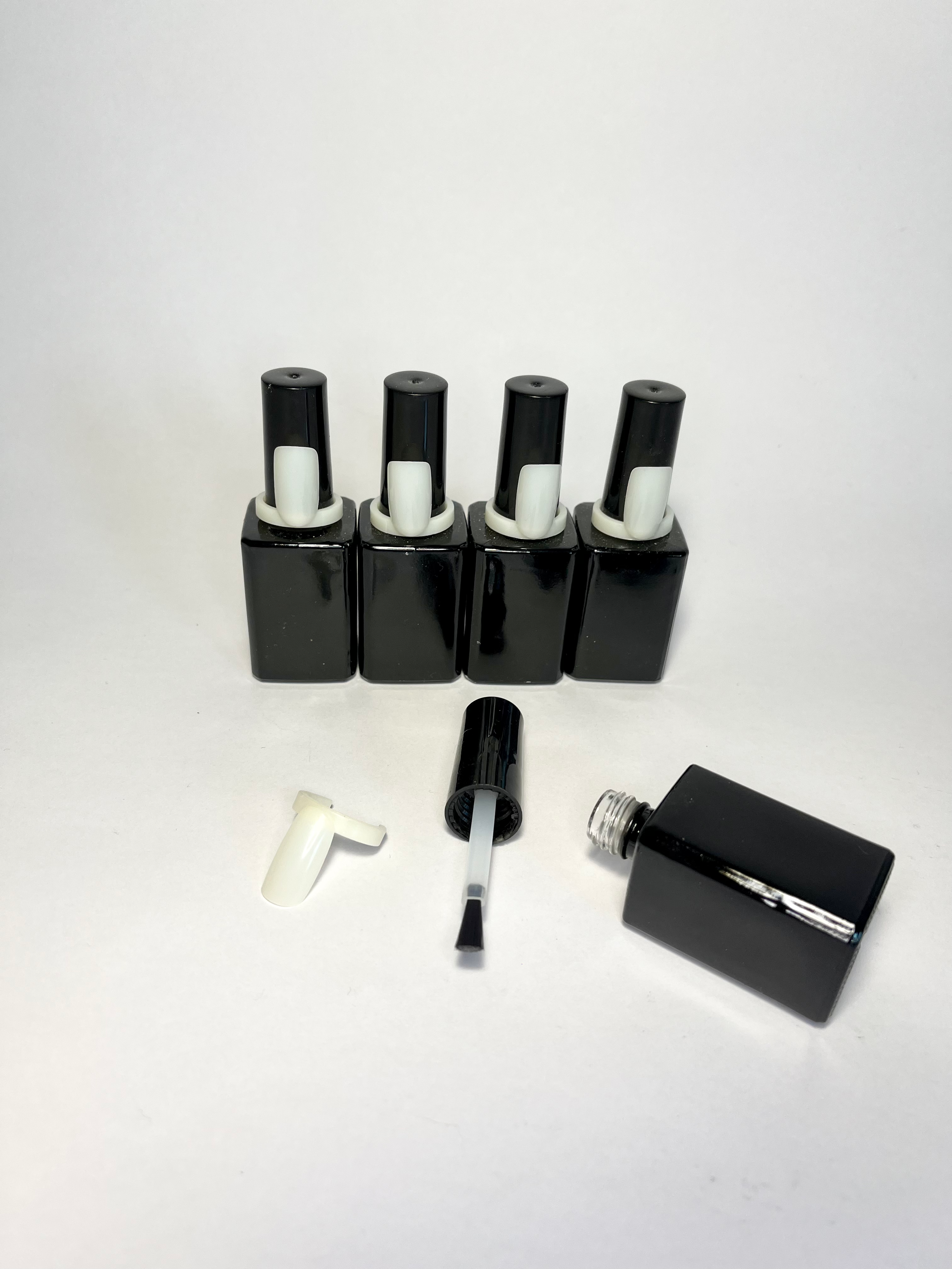 5 PCS EMPTY NAIL/GEL POLISH BOTTLES