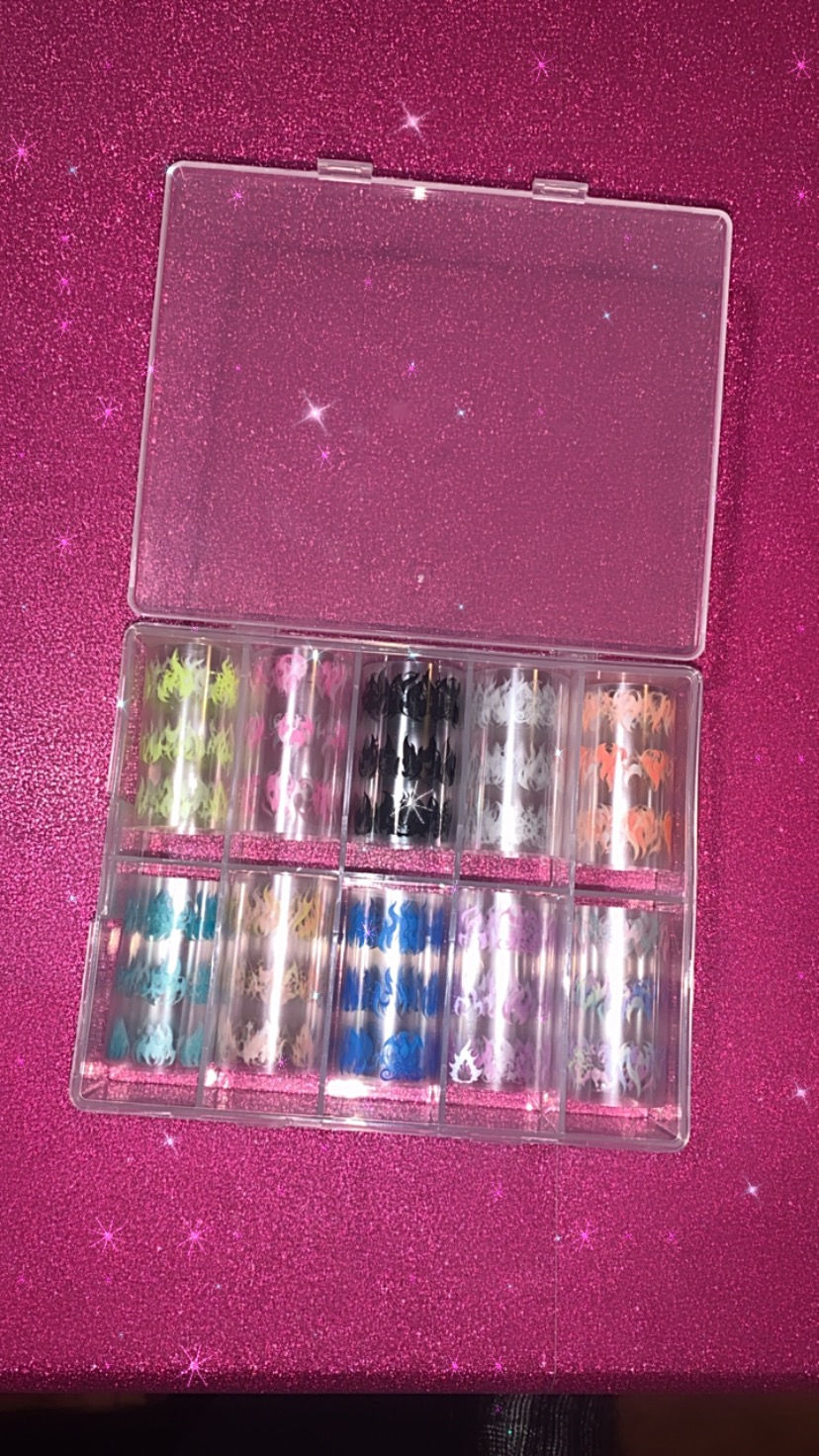 Thumbnail: FIRE FLAME NAIL ART FOILS