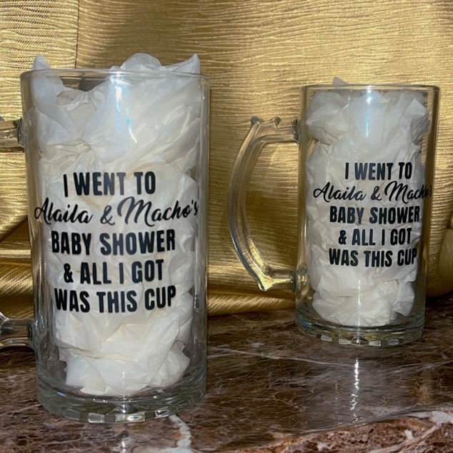 Thumbnail: PARTY SET - CUSTOM BEER MUG / WINE GLASS