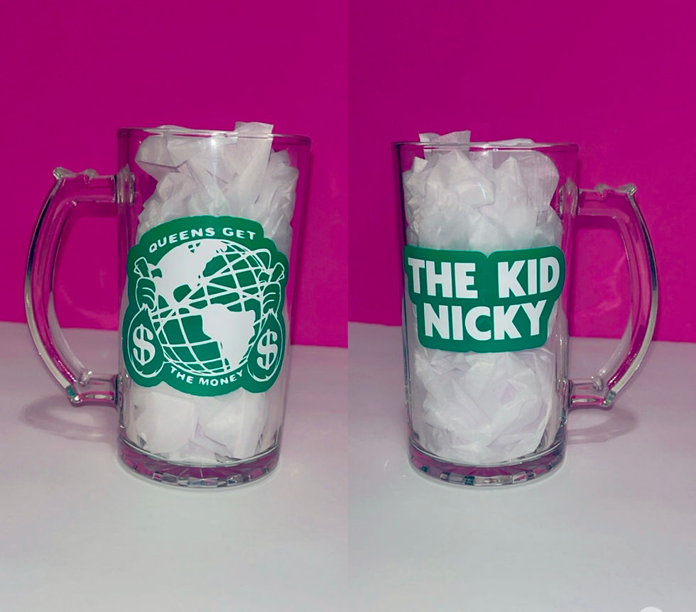 Thumbnail: CUSTOM SPORTS BEER MUG / WINE GLASS 