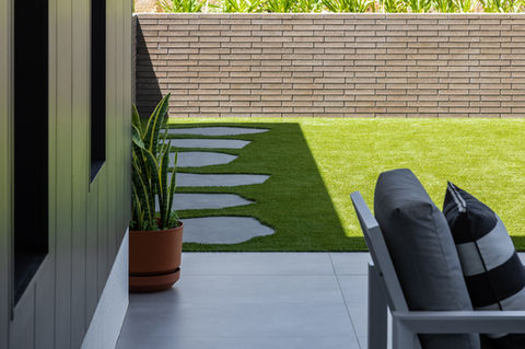 Luxury coastal home backyard design Perth