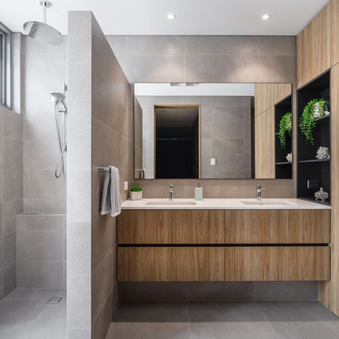Luxury coastal home bathroom design Perth