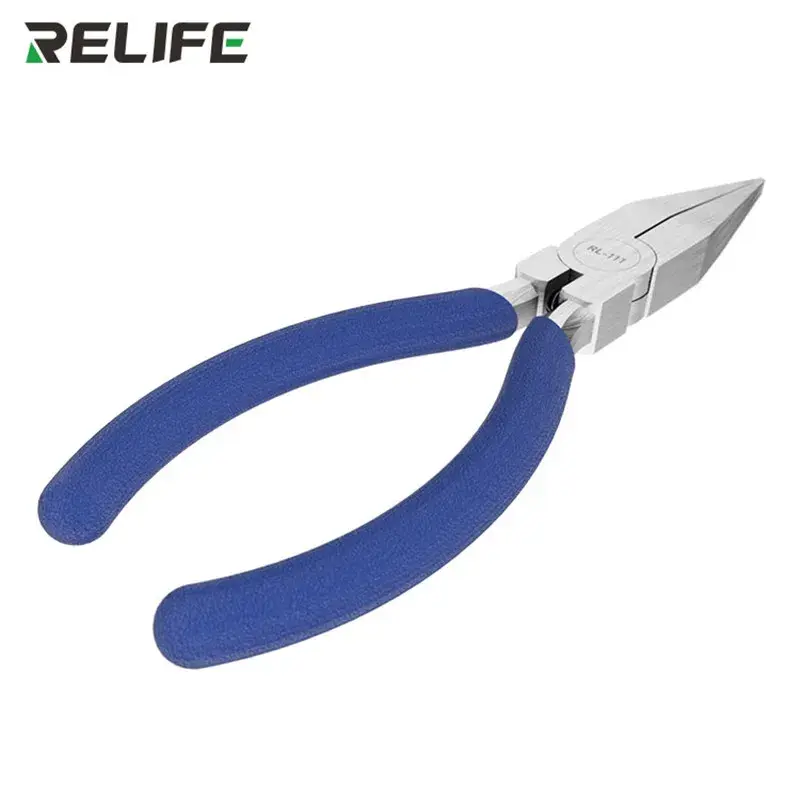 RELIFE Industrial Flat Nose Pliers for Phone Electrical Appliance Repair RL-111