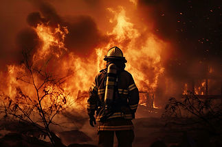 firefighter-in-action-firefighters-fighting-a-fire-in-a-burning-forest-firefighter-trying-