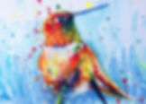 Etape 7 : les tâches de couleurs sur le dessin