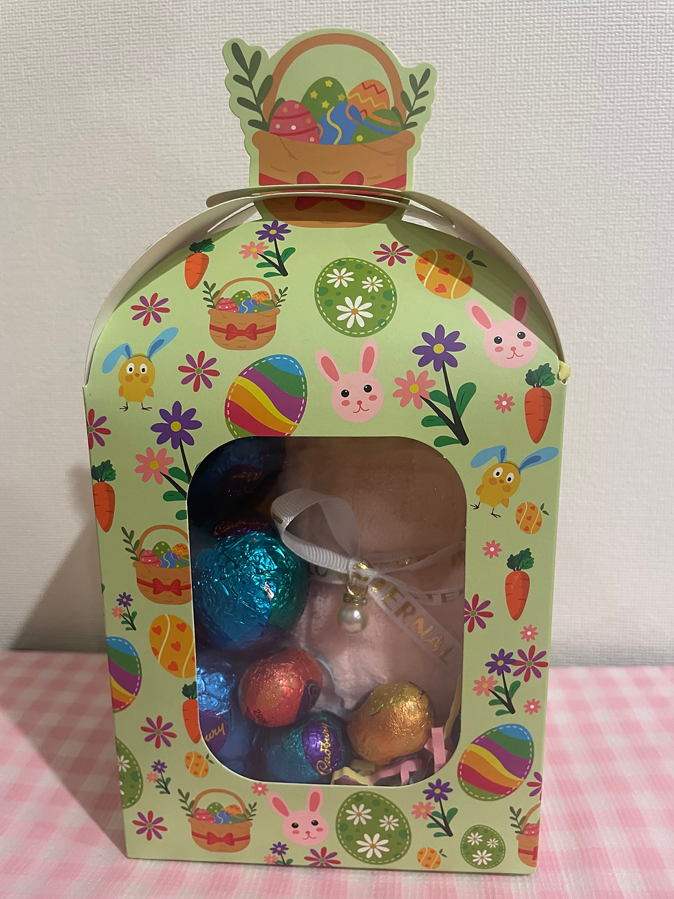 Thumbnail: Towel Bunny and Easter Eggs Gift Box
