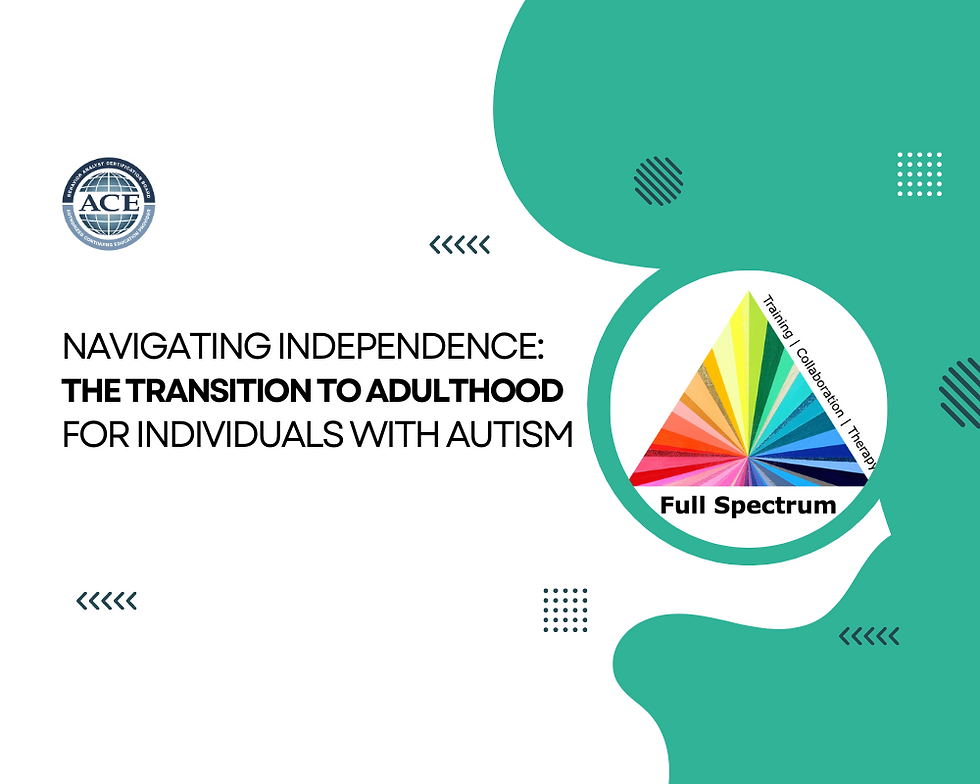 Navigating Independence: The Transition to Adulthood for Individuals with Autism