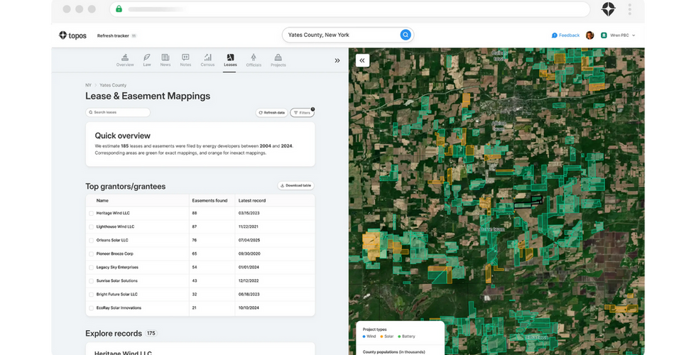 Automatically analyze competitive leases, local permits, and meeting notes with AI.