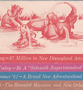 1962 Coming To Disneyland Brochure Cover