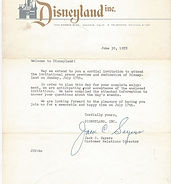 Disneyland OPening Invite Letter cover.j