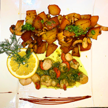 Arranged Food and Objects