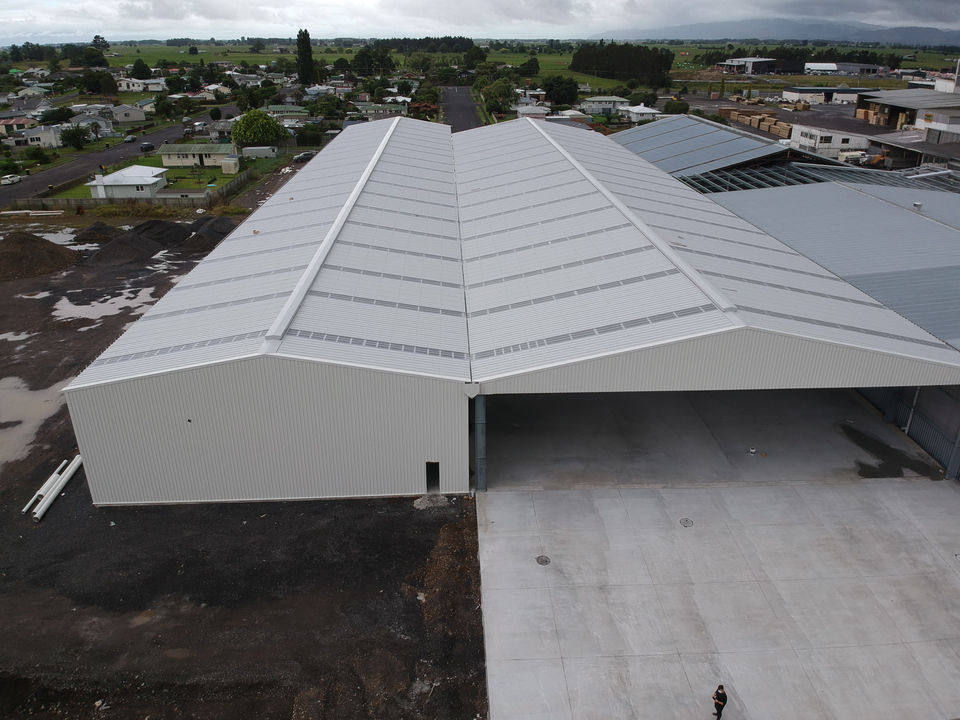 Anchored Steel Shed