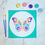 Thumbnail: Completed Rose Butterfly painting with vibrant colors