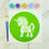 Thumbnail: Majestic Unicorn Painting Kit for Kids with canvas, paint pods, and SmArt Sticker™ stencil