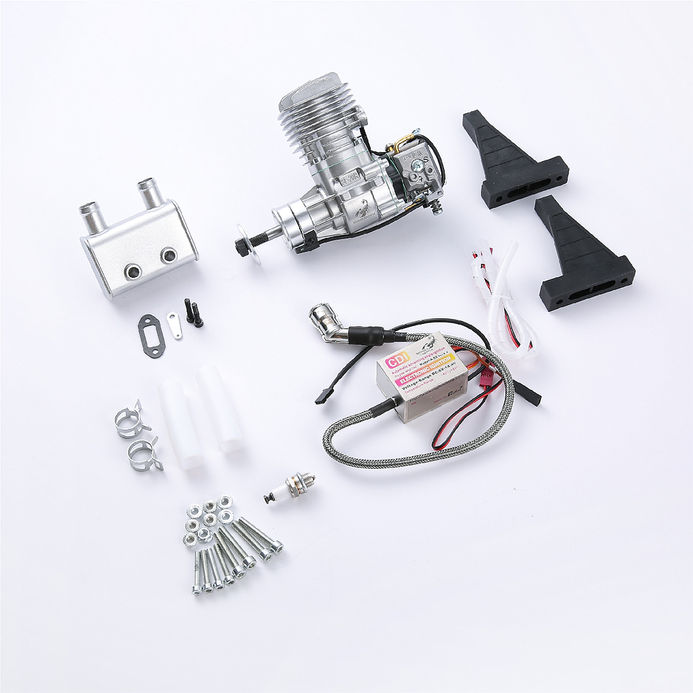 Thumbnail: components included in your purchase of RCGF Stinger 20cc RE Engine