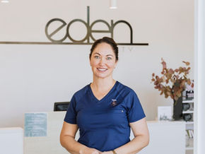 Lacey Boyd from Luminous Skin providing a personalised skin consultation in Richmond clinic