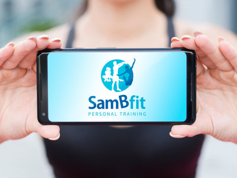 SamBfit Logo Design, Personal Trainer in Nelson.