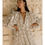 Thumbnail: 2025 Women’s Floral V-Neck Lantern Sleeve Pencil Dress