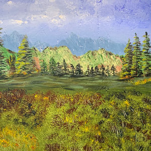 Aspen and Pine Trees Paintings