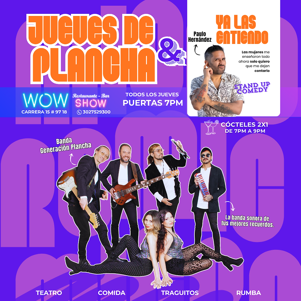 JUEVES DE PLANCHA-YA LAS ENTIENDO