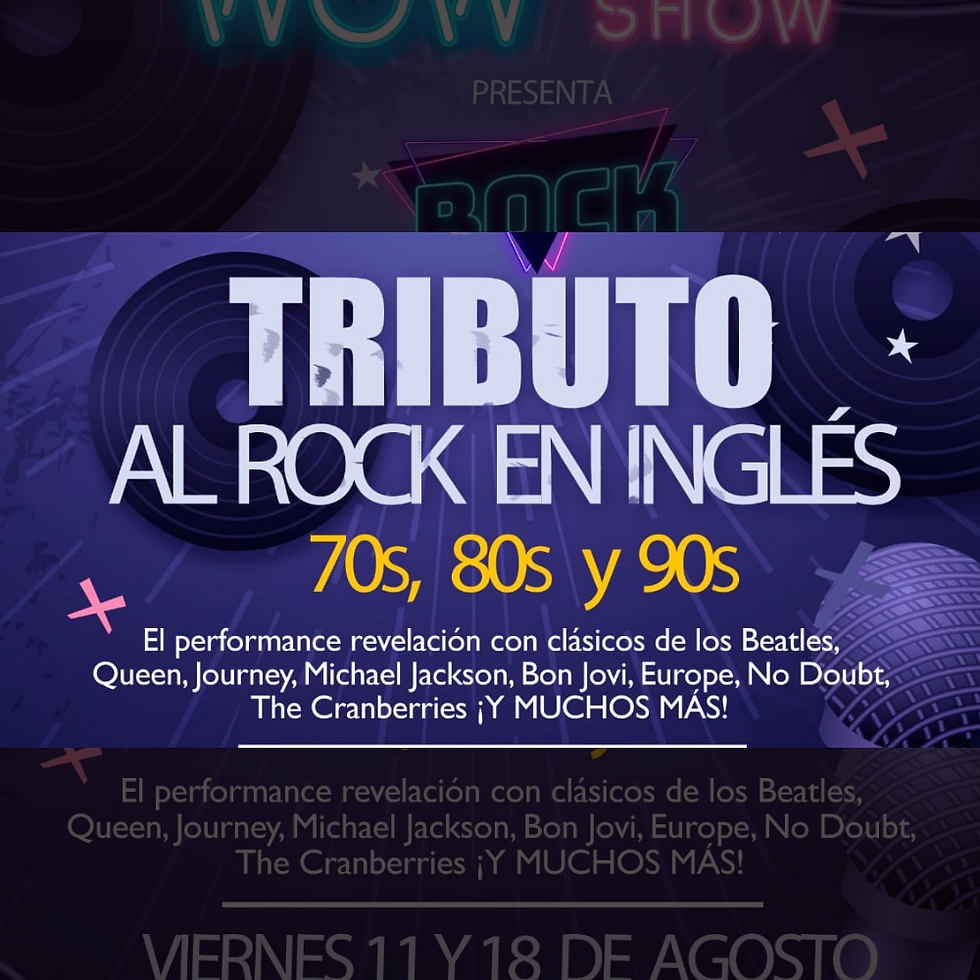 TRIBUTO AL ROCK EN INGLES