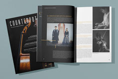 Art magazine belső oldalpár ChelloGayageum interjúval