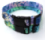 Hibiscus Tropical Dog Collar Hardware View